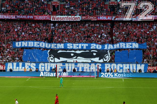 Bayern Choreo gegen Union Berlin