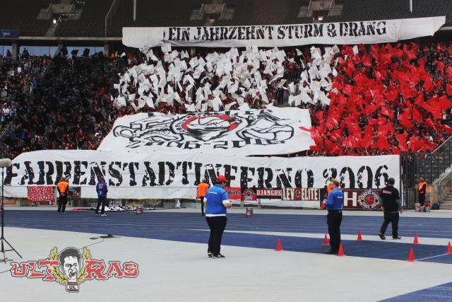 Leverkusen Choreo in Berlin