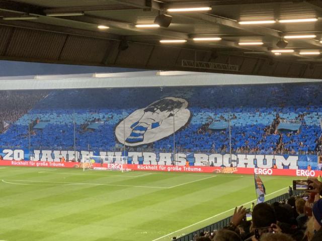 Bochum Choreo gegen Bayern München