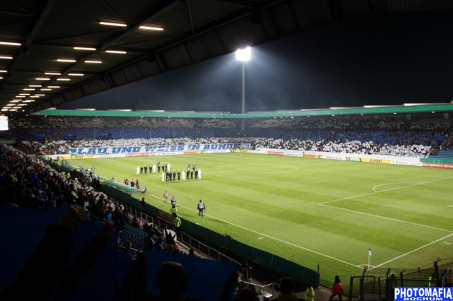 Bochum Choreo gegen Kaisrslautern (DFB-Pokal)
