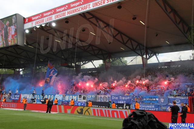 Bochum Pyro bei Union Berlin