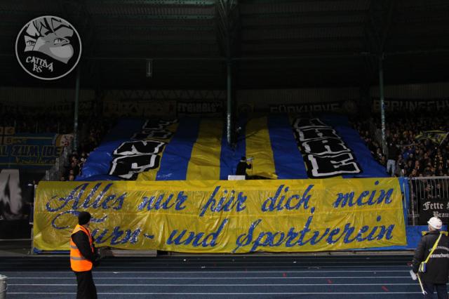 Braunschweig Choreo gegen Bochum