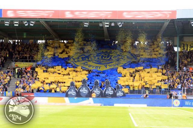 Braunschweig Choreo gegen Cottbus