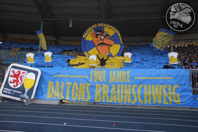 Braunschweig Choreo gegen Frankfurt