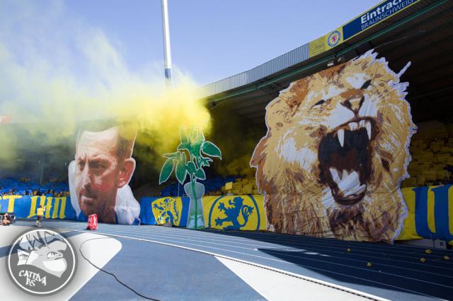 Braunschweig Choreo gegen Ingolstadt