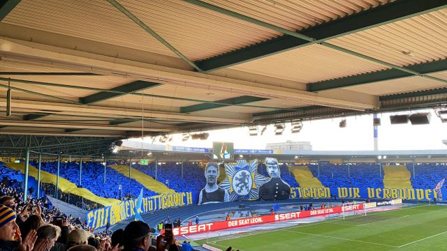 Braunschweig Choreo gegen Magdeburg