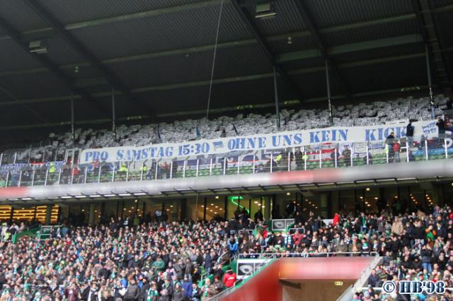Hertha Choreo in Bremen