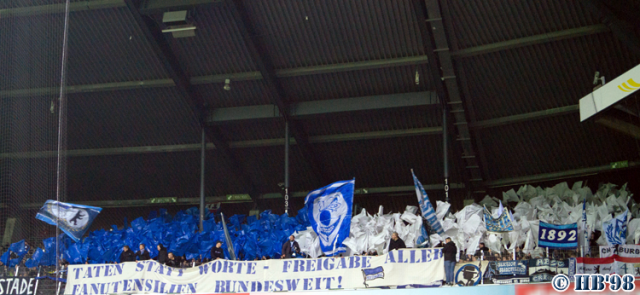 Hertha Choreo in Bremen