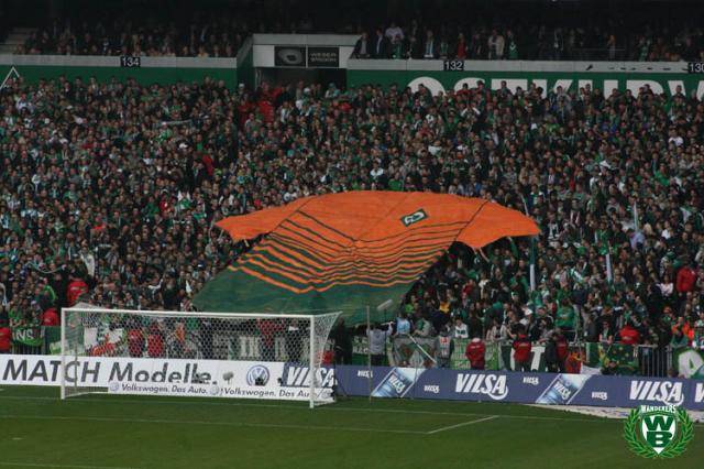 Bremen Choreo gegen Bayern München 