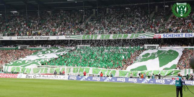 Bremen Choreo gegen Kaiserslautern