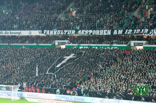 Bremen Choreo gegen Nürnberg