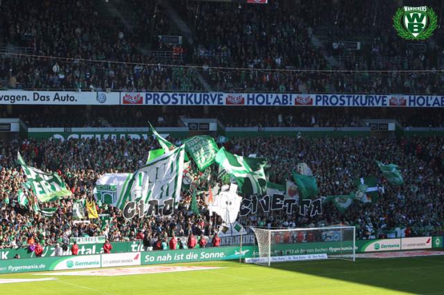 Bremen Choreo gegen Nürnberg