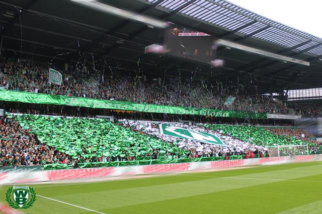 Bremen Choreo gegen Frankfurt