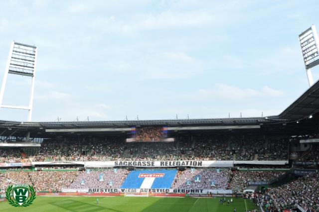 Bremen Choreo gegen Gladbach