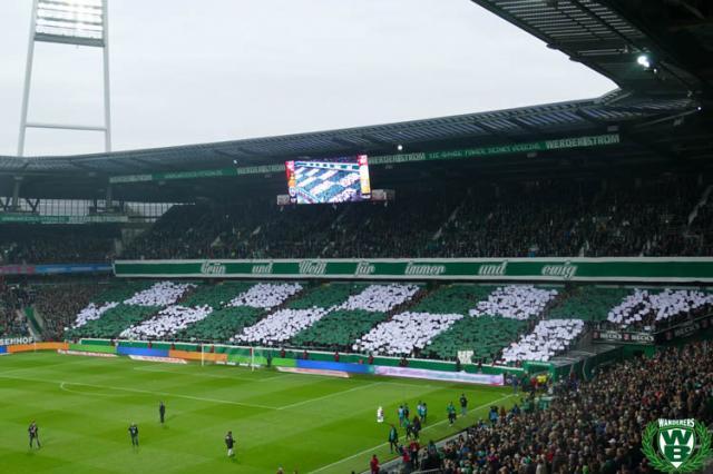 Bremen Choreo gegen Gladbach