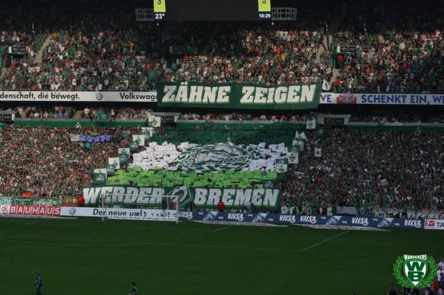 Bremen Choreo gegen Hamburg