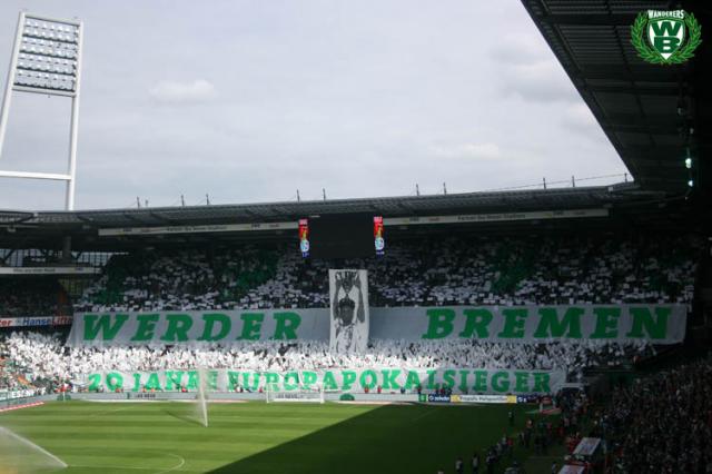 Bremen Choreo gegen Hamburg