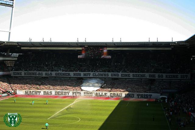 Bremen Choreo gegen Hamburg