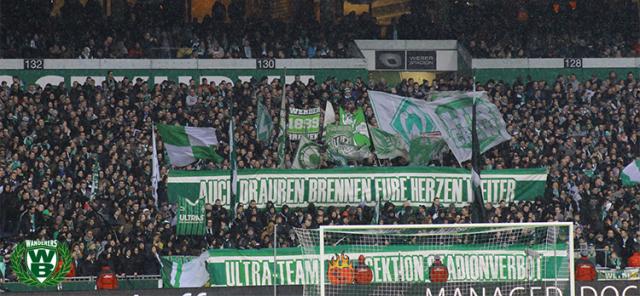 Bremen Choreo gegen Hertha BSC 