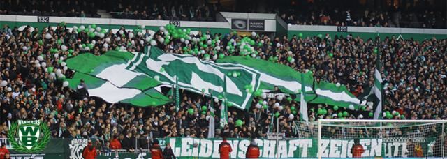 Bremen Choreo gegen Ingolstadt