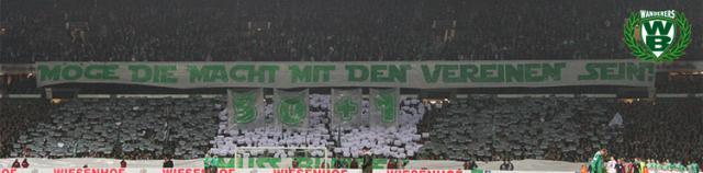 Bremen Choreo gegen Leverkusen