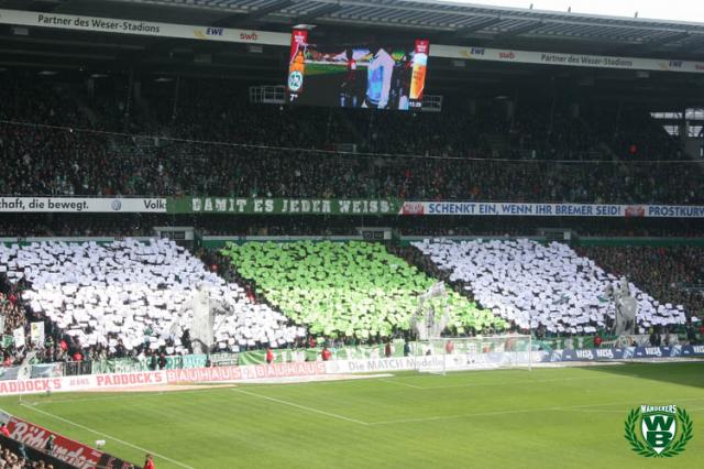 Bremen Choreo gegen Mainz