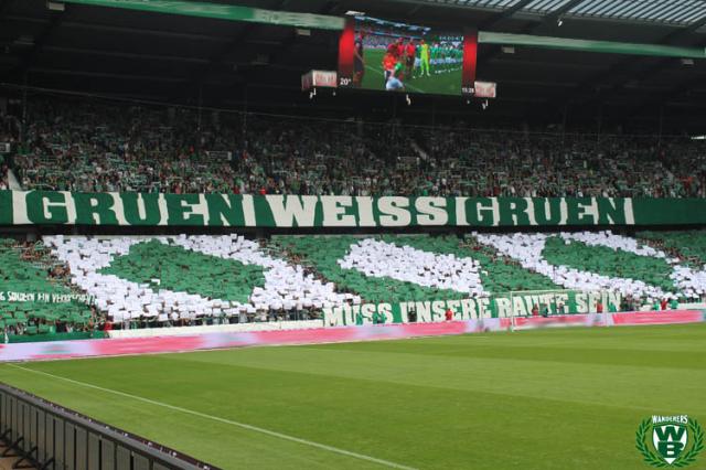 Bremen Choreo gegen Nürnberg