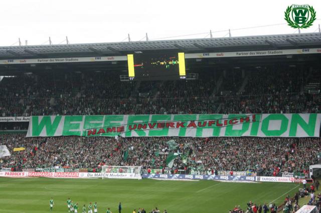 Bremen Choreo gegen Schalke