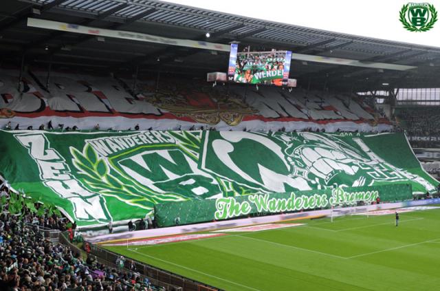Bremen Choreo gegen Schalke