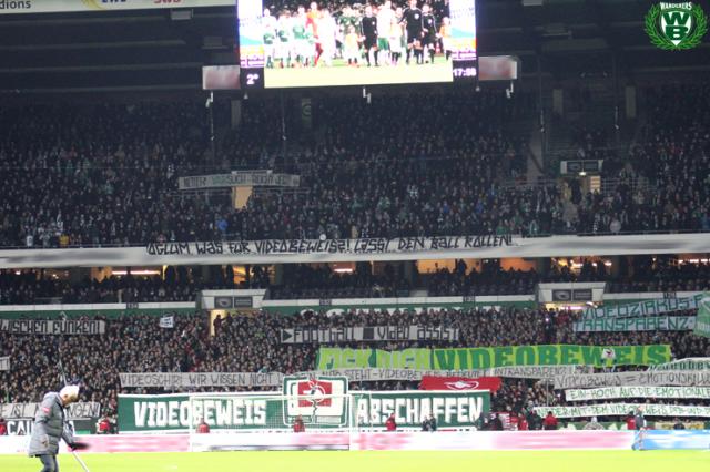 Bremen Choreo gegen Wolfsburg