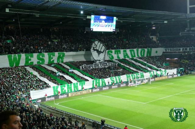 Zweite Bremen Choreo gegen Dortmund