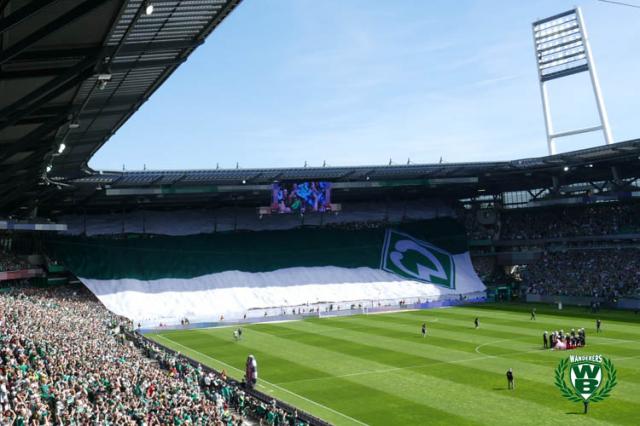 Bremen Choreo gegen Regensburg