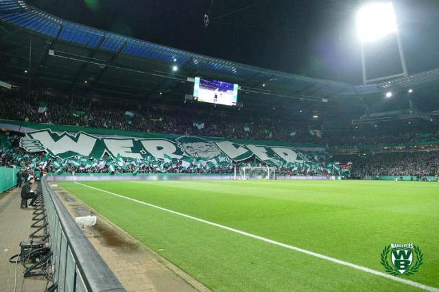 Bremen Choreo gegen Dortmund