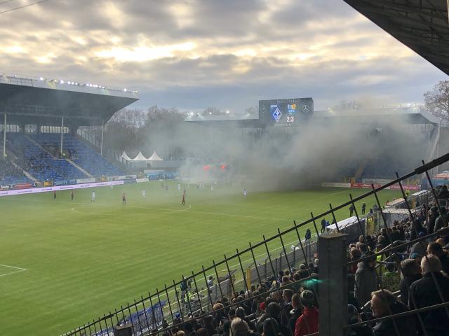 Chemnitz zündet in Mannheim