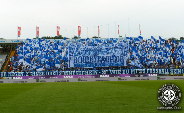 Darmstadt Choreo gegen Aue