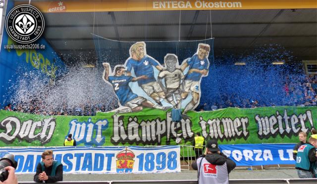 Darmstadt Choreo gegen Bremen