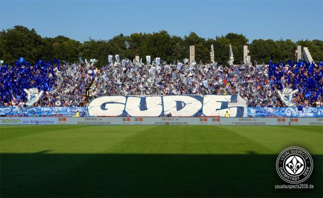 Darmstadt Choreo gegen Dresden