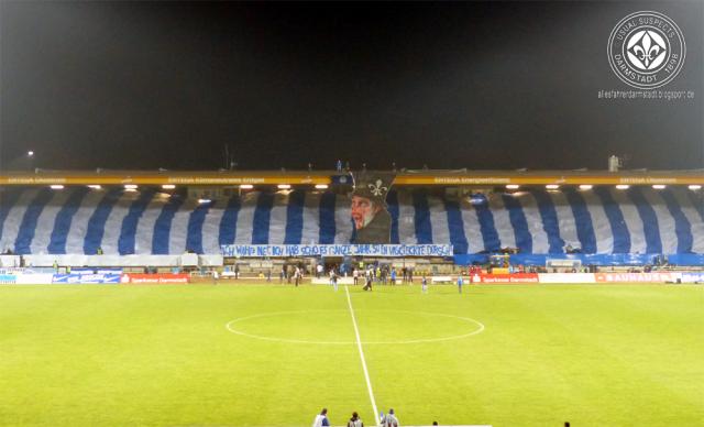 Darmstadt Choreo gegen Duisburg