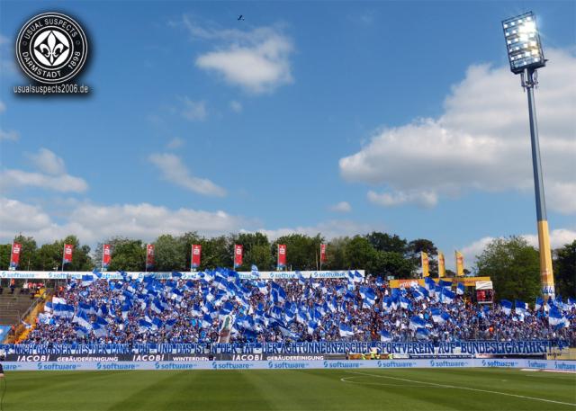 Darmstadt Choreo gegen Gladbach