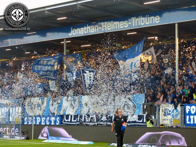 Darmstadt Choreo gegen den HSV