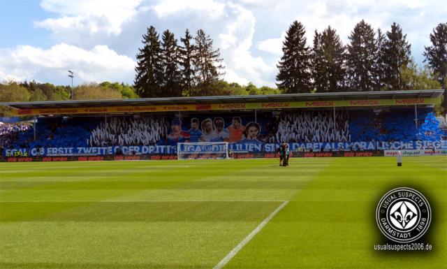 Darmstadt Choreo gegen Hertha BSC