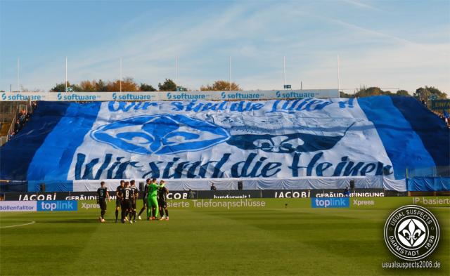 Darmstadt Choreo gegen Magdeburg