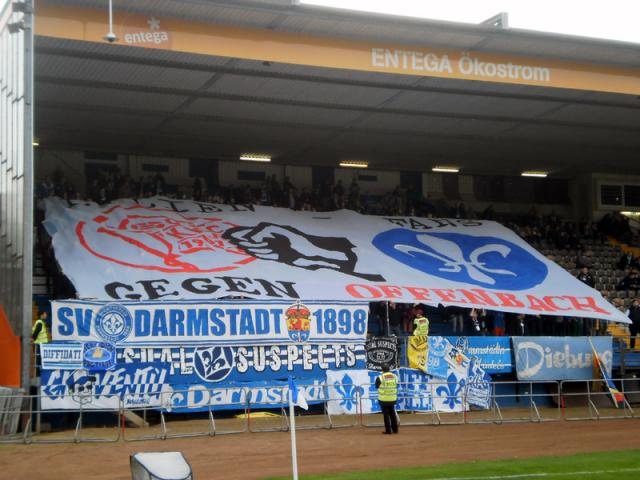 Darmstadt Choreo gegen Offenbach