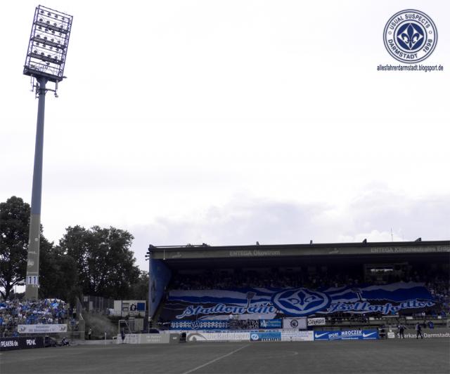 Darmstadt Choreo gegen Sandhausen