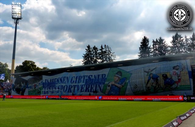 Darmstadt Choreo gegen Sandhausen