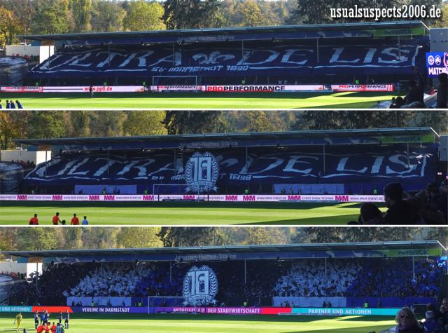 Darmstadt Choreo gegen Fürth