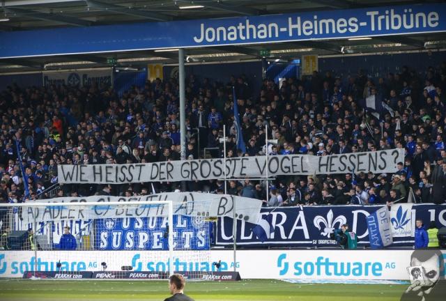 Darmstadt-Spruchband gegen Peter Beuth