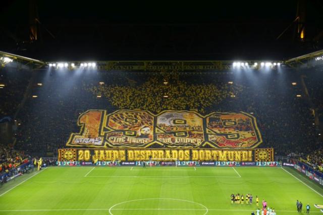 Dortmund Choreo gegen Inter Mailand