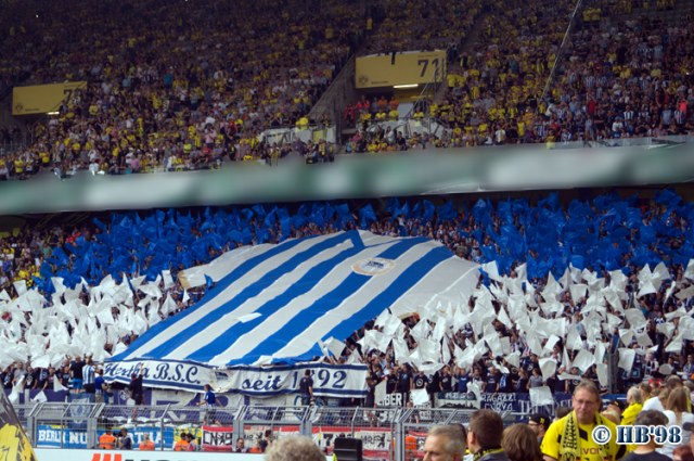 Hertha Choreo in Dortmund