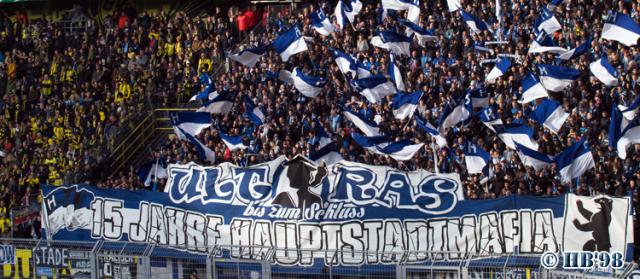 Hertha Choreo in Dortmund